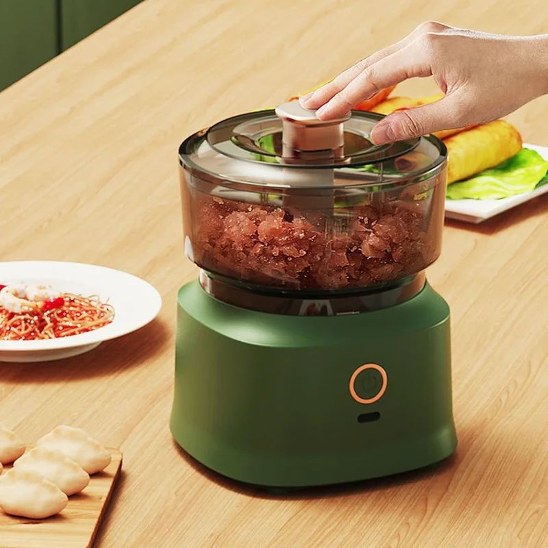 Baby Food Vegetables - ミニミートグラインダー電動ガーリックマッシャー多機能キッチンワイヤレスフードスティアラーシュレッダーベビー補助食品機械350ml