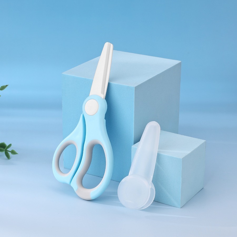 Baby Food Scissors - 耐熱性のある食品用ハサミと収納ボックス（野菜、肉、エビの切断用）