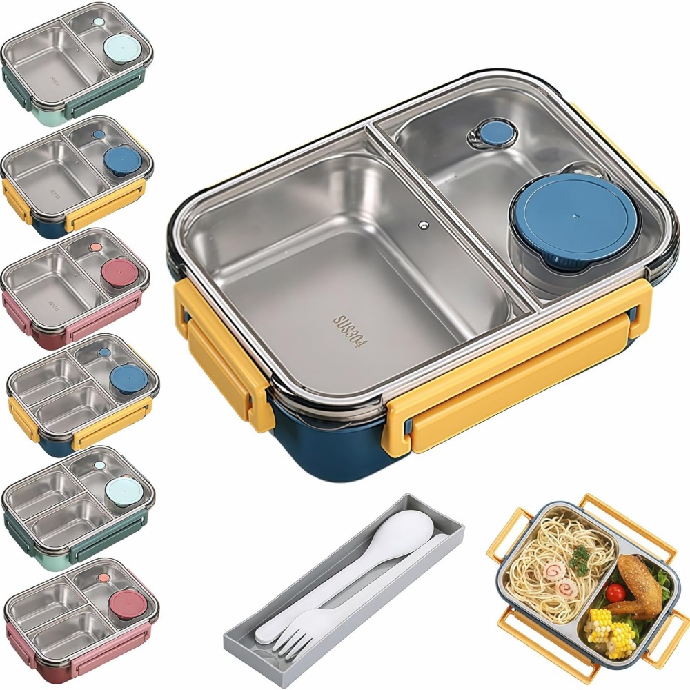 Baby Food Warmer - 850ml ポータブルランチボックス子供大人用サーモスープ弁当箱ステンレス鋼断熱加熱食品保存容器