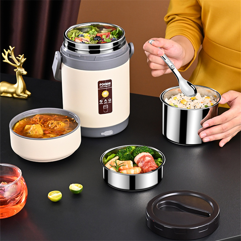 ステンレス鋼の電気温水弁当箱,食品ウォーマー,サーマルコンテ - Baby Food Warmer のレビューと価格