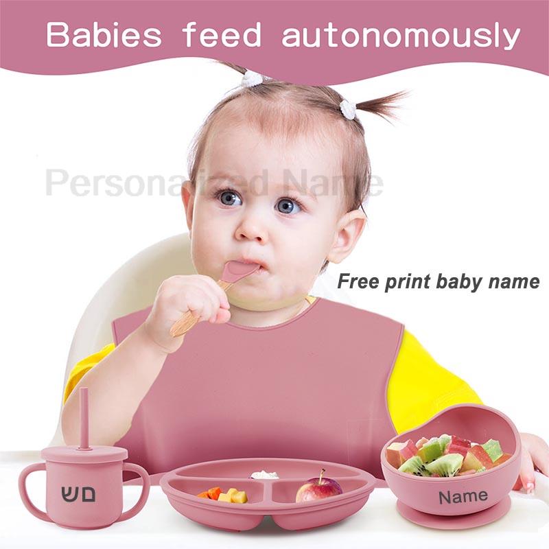 6 個のシリコーン食器子供のためのベビー授乳セット吸盤ボウル - Baby Food Menu のレビューと価格