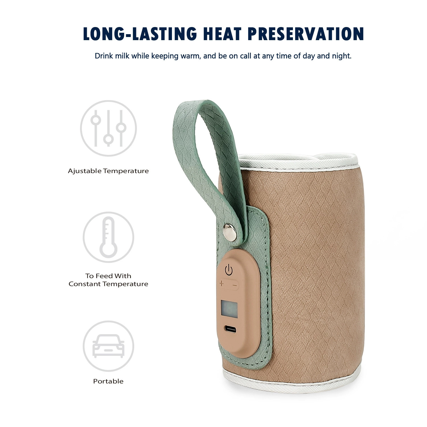 哺乳瓶ウォーマーバッグ USB 電源ヒーター断熱加熱バッグ旅 - Baby Food Warmer のレビューと価格