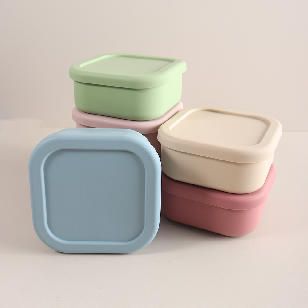 カスタム名またはパターン入り1個入り食品グレードシリコン製ベ - Baby Food Jars With Lids のレビューと価格