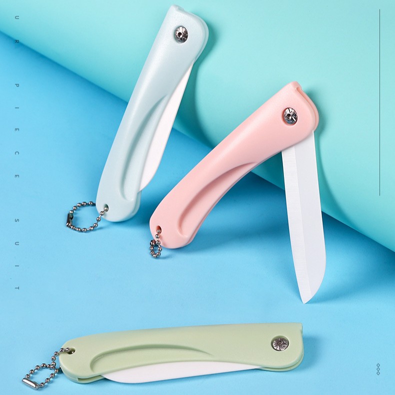 セラミックナイフキッチン小型切削工具ポータブルチェーン折りた - Baby Food Scissors のレビューと価格