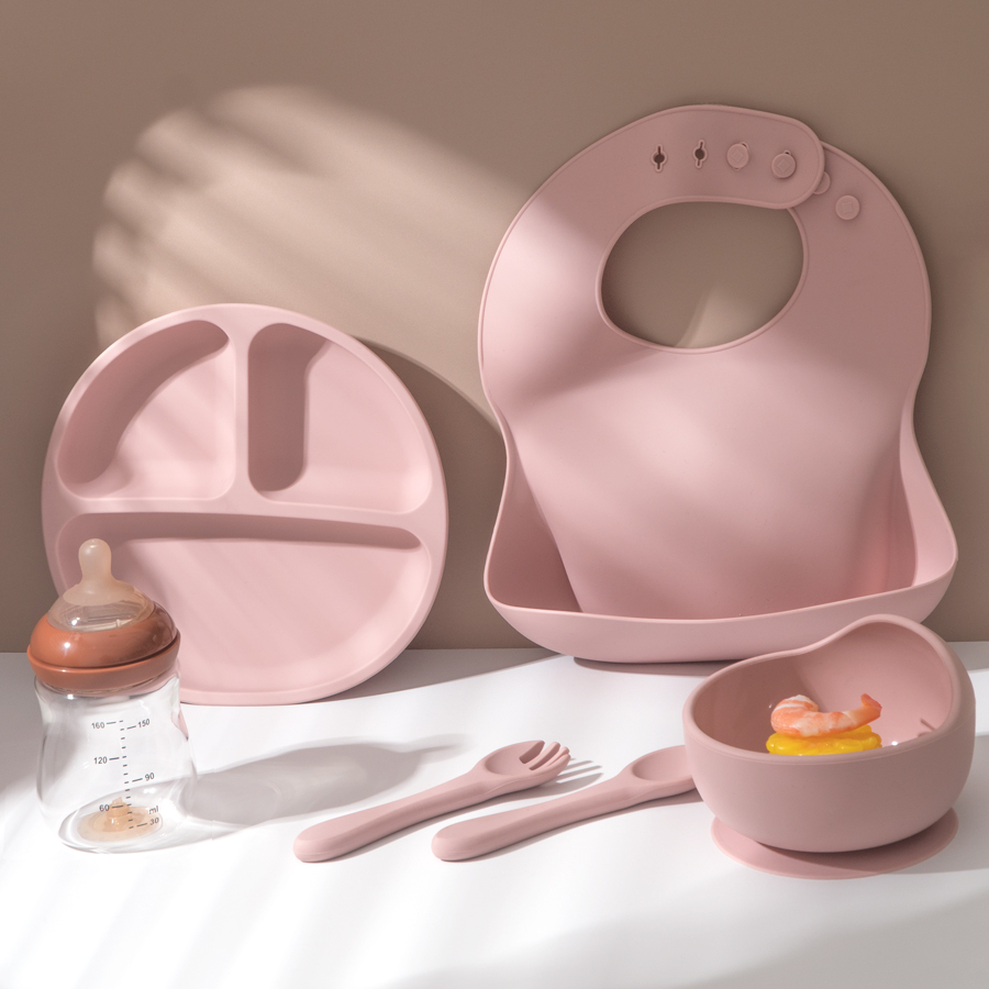 5 個ベビーシリコーン給餌セットラウンドダイニングプレート吸 - Baby Food Menu のレビューと価格