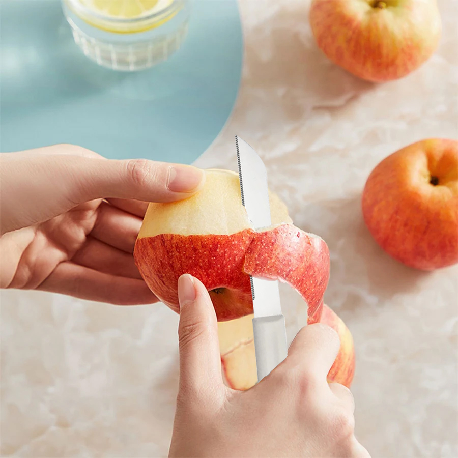 古典的な12ピースステーキナイフ、ストレートの鋸歯状刃を持つ - Baby Food Scissors のレビューと価格