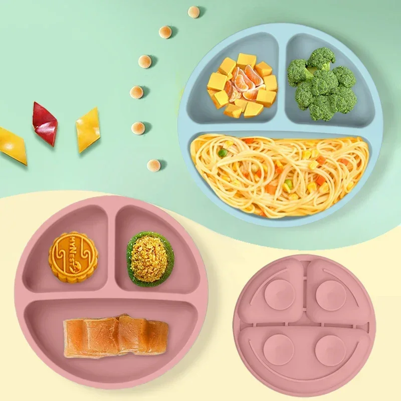 食品グレードのシリコーン子供皿セットベビー給餌ボウル吸引プレ - Baby Food Menu のレビューと価格