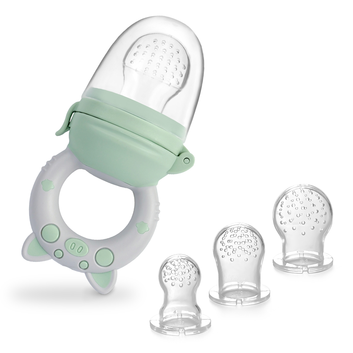 4個/セット シリコン製フルーツ＆野菜フィーダー 乳幼児用  - Baby Food Vegetables のレビューと価格