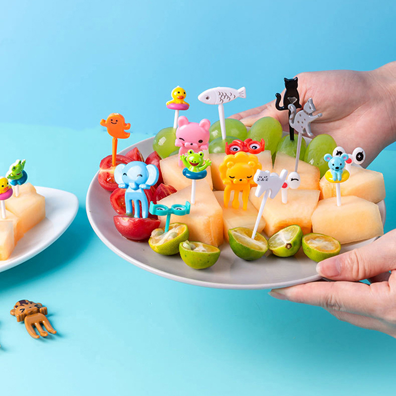 10/8/6 個弁当野菜食器かわいいミニ幼児子供フルーツフォ - Baby Food Vegetables のレビューと価格