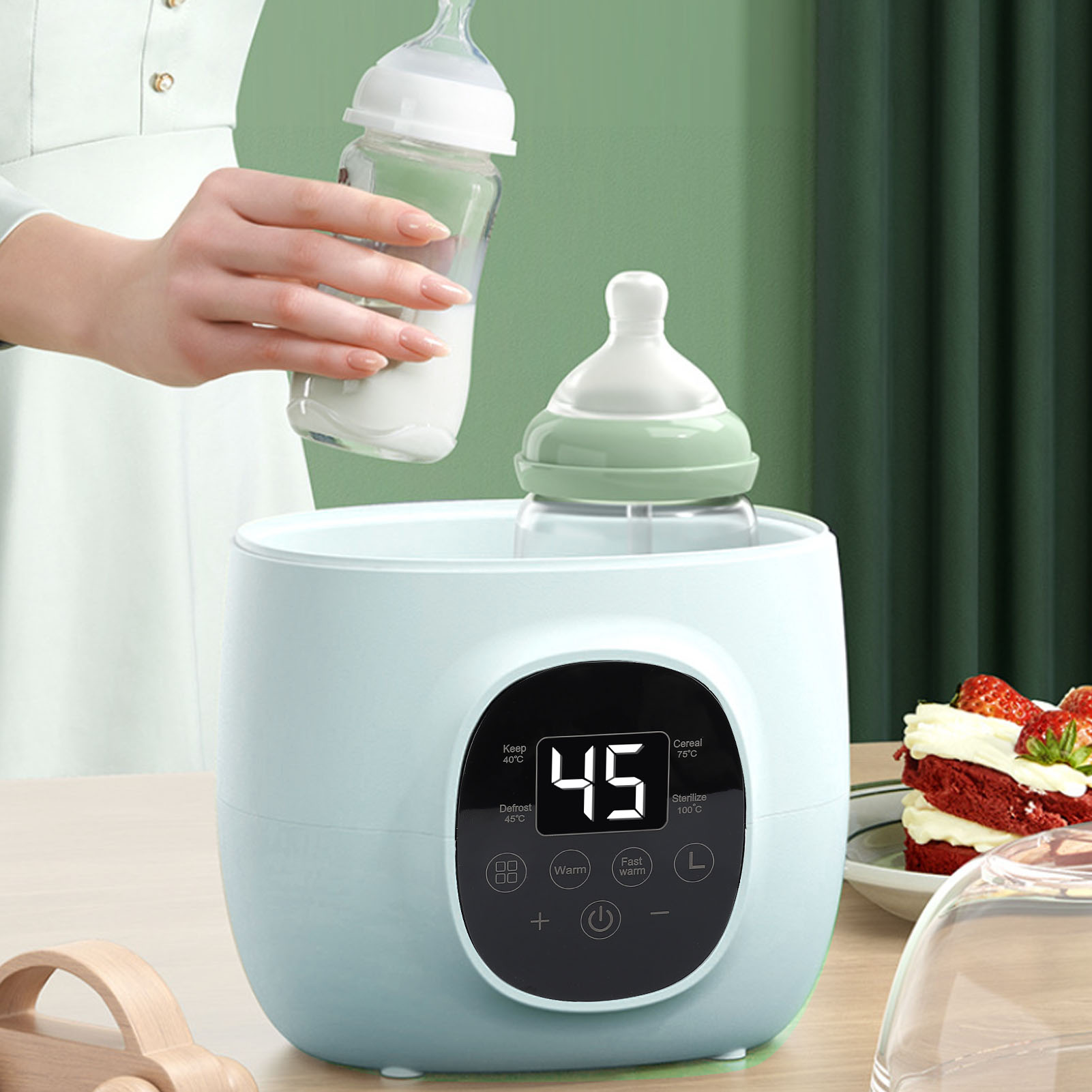 哺乳瓶ウォーマー 200W PP 多機能高速加熱ベビーフード - Baby Food Warmer のレビューと価格