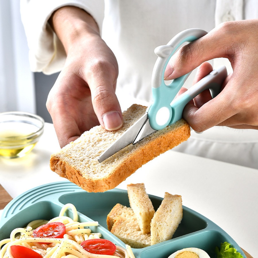 補助用食品はさみ、食品はさみ、野菜はさみ、肉はさみ、エビはさ - Baby Food Scissors のレビューと価格